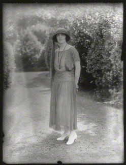 by Bassano, whole-plate glass negative, 10 August 1923